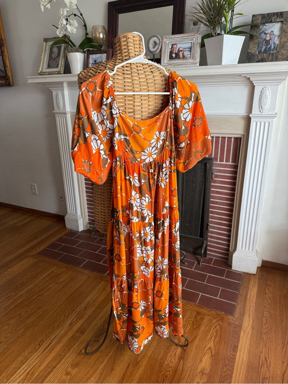 Anthropologie Faithful the Brand floral kiona midi dress 2, XS